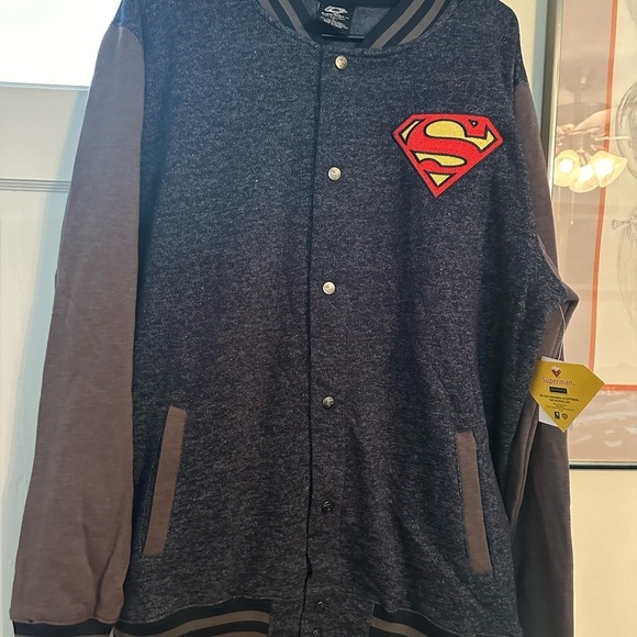 DC Comics Other - NWT SUPERMAN JACKET VERY SOFT!